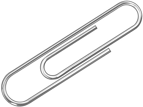 Q-Connect Plain Paperclip, 32 mm KF01314Q - Pack of 1000