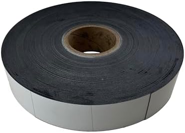 Master Magnetics Flexible Magnet Strip with White Vinyl Coating, 1/32" Thick, 2" Height, 200 Feet Scored Every 4", 1 Roll with - 597-2" x 4" Pieces (ZGN03080W/WKSS4)