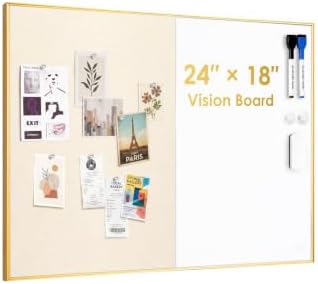 ARCOBIS Dry Erase Cork Board Combo