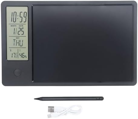 Electronic LCD Writing Tablet, 10.24 x 6.3 x 0.39in Electronic Digital Writing Board, HD LCD Display Erasable Drawing Doodle Board,Writing Board Calendar Office Memo Message