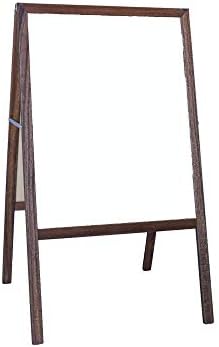 Flipside Products Marquee Easel, Stained Hardwood, White Dry Erase/Black Dry Erase, Menus, Announcements, Restaurants, Coffee Shops, Sale