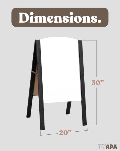 Ilyapa A Frame Whiteboard Easel Sign 20x30 in - Sandwich Signs Outdoor