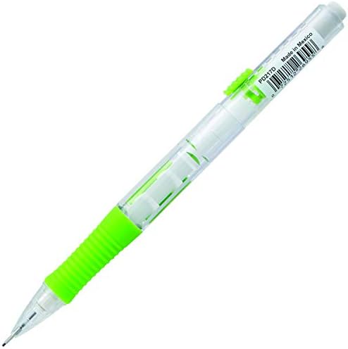 Pentel QUICK CLICK Mechanical Pencil (0.7mm), Green Barrel, Box of 12 Pencils (PD217D)