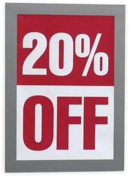 Durable Duraframe Sign Holder, Self-Adhesive, Silver, Half-Letter, 2 Pack
