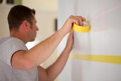 FrogTape Delicate Surface Multi-Use Painter's Tape with PAINTBLOCK, Low Adhesion, 1.41 inch Width, Yellow (280221) (Pack of 3)