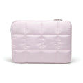 U Brands Nylon Puffy Zipping Medium Laptop Sleeve, 9.75" x 13", MacBook Bag, Laptop Case for MacBook Pro, MacBook Air, Chromebook, HP Computer, Petal Pink