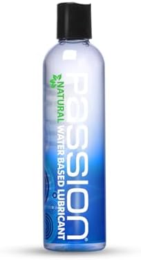 Passion Natural Water-Based Personal Lubricant, for Men & Women - 8 Fl Oz