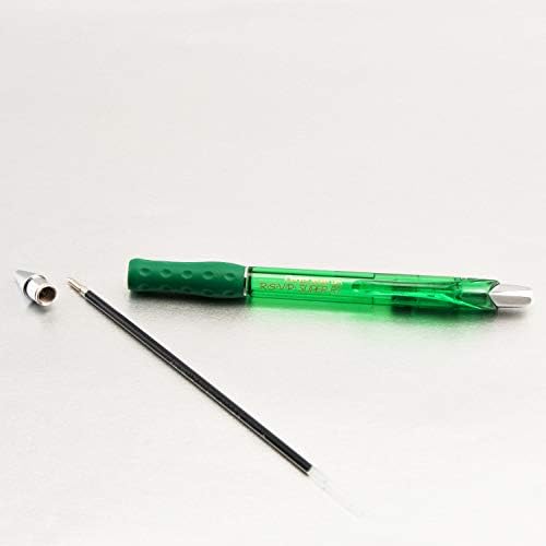 Pentel RSVP Super RT Ballpoint Pen, (1.0mm) Medium Line, Green Ink, Box of 12, (BX480-D)