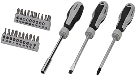 Amazon Basics General Household Hand Tool Set with Storage Case, Portable Tool Kit for Home Maintenance and Everyday Repairs, 173-Piece (Pack of 2)