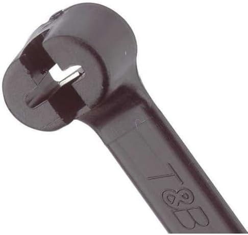 CBL TIE 120LB 9IN UV BLK NYLON