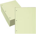 Roaring Spring Graph Ruled Engineering Pad, Engineering Graph Paper Pad, 12 Pack, 5x5 Grid to Edge, 8.5" x 11", 200 Sheets, 3 Hole Punched, Green Tinted Sheets, Made in USA