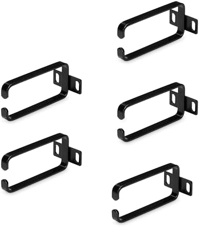 StarTech 5-Pack 1U Vertical 1.8 x 3.9in Cable D-Ring Hooks (CMHOOK1UN5PK)