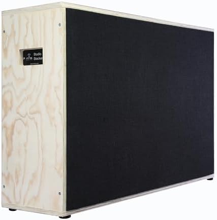 ATS Acoustics Studio Stacker Gobo Bass Trap 24"x36"x10" (Black, Pine Case)