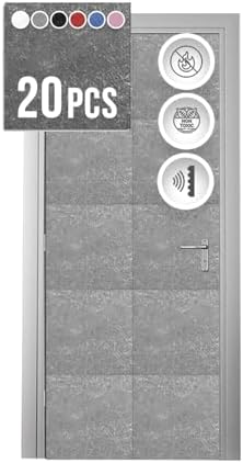 Arrowzoom 20-Pack Polyester Acoustic Panels 12x12 in Gray AZ1184
