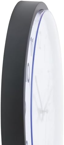 La Crosse Clock 404-2636-INT 13 Inch Info-Tech Commercial Silent Quartz Analog Wall Clock