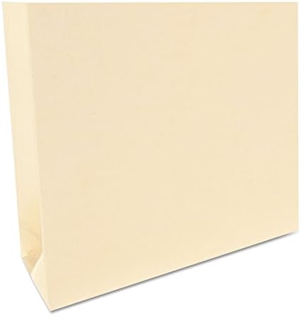 Smead File Jacket, Reinforced Straight-Cut Tab, 1" Expansion, Letter Size, Manila, 50 per Box (75520)