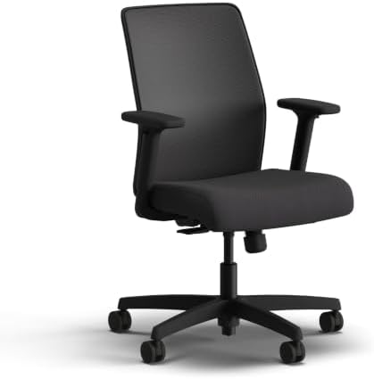 HON Ignition 2.0 Low Back Ergonomic Office Chair, Desk Chair, Onyx
