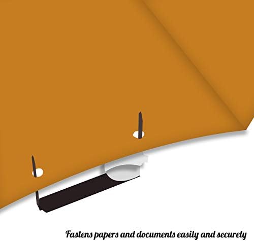 OLYMPX 100 Pcs of 2? Capacity Premium Self Adhesive Prong Paper Fastener Bases, 2.75 Inch Center for Paper File Clip Folder Accessories, 100 per Box