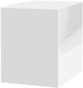 12" x 12" x 16" White Acrylic Display Box with One Open Side No Lid Versatile Tall Retail Product Riser or Merchandise Storage Bin by Marketing Holders