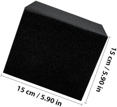 4Pcs Black Soundproof Sponge Cube Panels for Small Rooms Doors