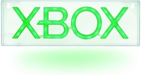 Paladone Xbox LED Neon Light, Free Standing or Wall Mountable Gaming Desk Accessories, Game Room Decor & Gift for Gamers, 11.7" Wide