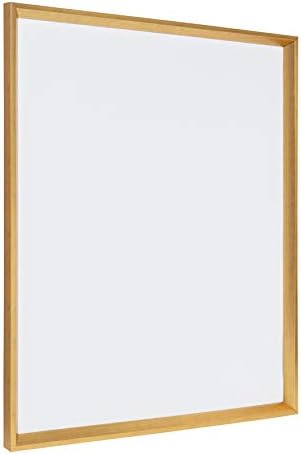 Kate and Laurel Calter Framed Magnetic Dry Erase Board, Gold 25.5x31.5