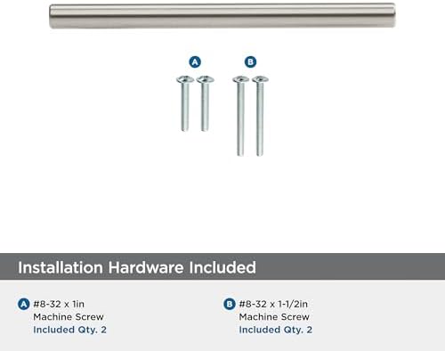 Amerock 3-3/4" Bar Pulls Satin Nickel Drawer Pull
