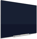 Quartet Dry Erase Board, 85" x 48" Glass Magnetic Whiteboard, Wide Format Horizontal Board, InvisaMount, Black (G8548IMB)