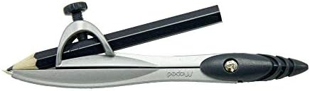hand2mind Student Math Geometry Compass, Silver, Precision Tool for Geometry, Math, Drafting (Pack of 10)