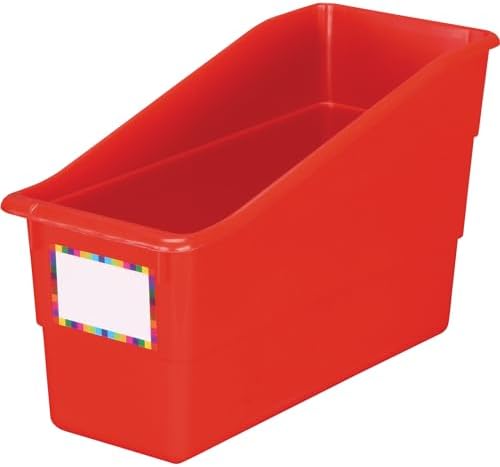 Really Good Stuff Durable Book & Binder Holders, 12-Pack, Red