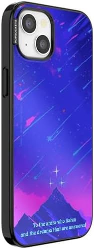 PopSockets iPhone 15 Plus Phone Case with MagSafe, Wireless Charging Compatible, Bookish - Mirror Starfall