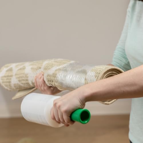 Duck Brand Stretch Wrap Roll, Clear Plastic Wrap for Moving, 5 in x 1000 ft, 1 Pack, White (285849)