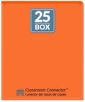 C-Line Classroom Connector School-to-Home Folders, Orange, 25 per Box (32002)