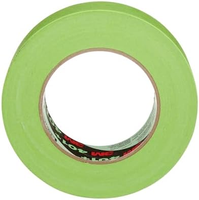 3M High Performance Green Masking Tape 401+, 6 mm x 55 m, 96 Rolls per case Bulk