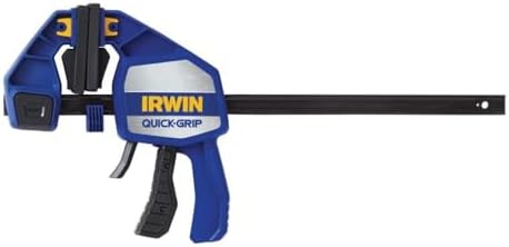 IRWIN QUICK-GRIP Bar Clamps for Woodworking, One-Handed, Heavy-Duty, 12" (1964712)
