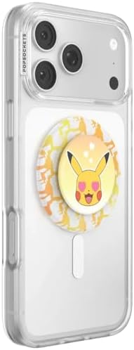 PopSockets Phone Grip for MagSafe, Magnetic Holder- Love Ya Pikachu