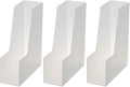 YBM Home Vertical File Bins Organizer Open Front Design for Easy Access to Files, Documents, and Magazines, Ideal for Home Office, Work Desktops, or School, Medium, 1260-3