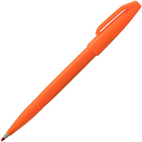 Pentel Felt Tip Sign Pen, Set of 12 Assorted Colors (S520-12) (Pack of 2)