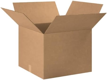 BOX USA Large Moving Boxes 20"L x 20"W x 15"H 12-Pack - Corrugated Cardboard Box for Shipping, Mailing, Packing, Packaging and Storage