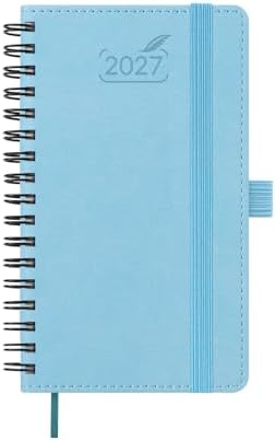 BEZEND Pocket Calendar 2027, Weekly Monthly Planner for Purse (3.5" x 6")