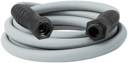 Flexzilla Colors SwivelGrip Garden Hose 5/8 in. x 10 ft., Lightweight All-Weather Water Hose, Durable and Flexible, Leak-Free Connections, Slate Grey