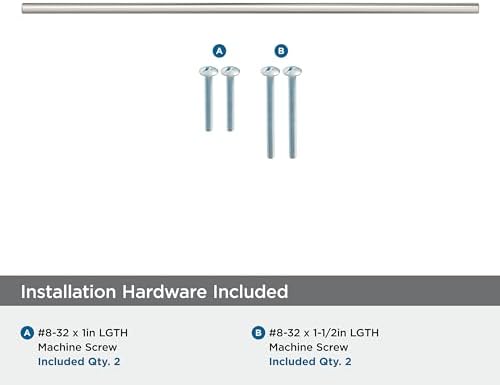 Amerock 16-3/8" Bar Pulls Polished Nickel Drawer Pull