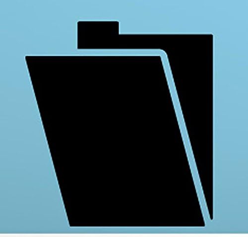 Office Supplies Wall Decals Stickers ID008, Black, 60 Inches