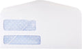 Amazon Basics #9 Double Window Security Gummed Business Envelopes for Invoices,500 Count, White (Pack of 5)