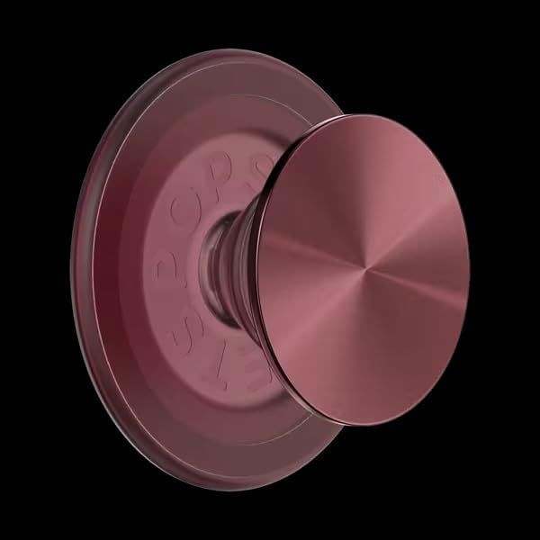 PopSockets Phone Grip for MagSafe, Magnetic Holder- Radial Oxblood