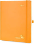 POPRUN 2027 Planner Weekly and Monthly, 8.5" x 10.5", Daily Calendar Book