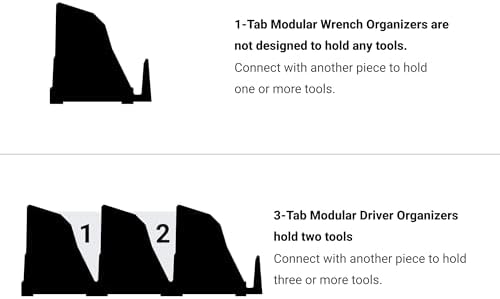 TEKTON 15-Tool Modular Driver Organizer Set | ODM91215