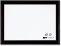 Quartet Magnetic Dry Erase Board, 17" x 23" Whiteboard/White Board, Black Frame (79282)