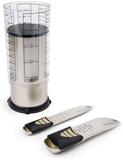 KitchenArt 2 Cup Pro Essentials Gift Set, 6.5x6.5x7", 3-Piece Set