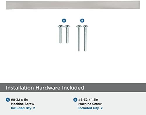 Amerock 25 Pack 6-5/16" Monument Satin Nickel Drawer Pull